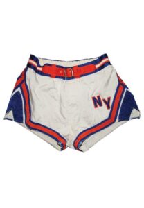 Circa 1966 New York Knicks Game-Used Home Shorts Attributed to Willis Reed 