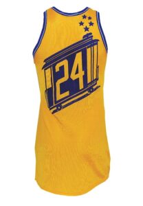 Circa 1966 Rick Barry Rookie Era San Francisco Warriors Game-Used Home Jersey