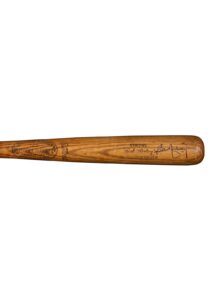 Circa 1966 Rick Monday Oakland A’s Game-Used & Autographed Bat