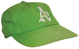 Circa 1968-1969 Reggie Jackson Oakland Athletics Game-Worn Cap