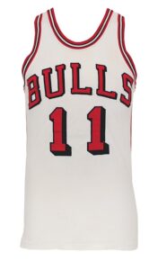 Circa 1968 Clem Haskins Chicago Bulls Game-Used Home Jersey