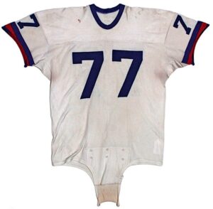 Circa 1969-70 #77 New York Giants Game-Used & Autographed