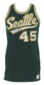 Circa 1969 Bob Rule Seattle SuperSonics Game-Used Road Jersey