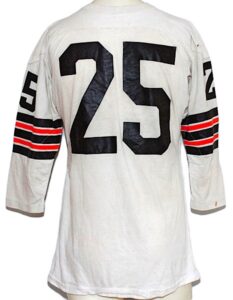 Circa 1969 Charles Leigh Cleveland Browns Game-Used Road Jersey