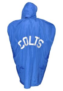 Circa 1970 Baltimore Colts Player-Worn Sideline Cape