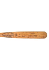 Circa 1970 Frank Robinson Baltimore Orioles Game-Ready Multi-Signed Bat