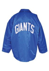 Circa 1970 New York Giants Sidelined Jacket Attributed to Alex Webster