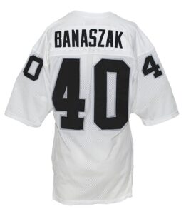 Circa 1970’s Pete Banaszak Oakland Raiders Game-Used Road Jersey