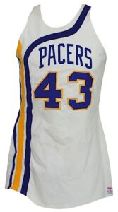 Circa 1971 Don Sidle ABA Indiana Pacers Game-Used Home Uniform