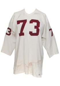 Circa 1971 John Hannah University of Alabama Crimson Tide Game-Used Road Jersey