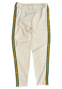 Circa 1971 John Havlicek Boston Celtics Worn Home Warm-Up Pants