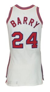 Circa 1971 Rick Barry NY Nets ABA Game-Used Home Uniform