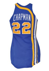 Circa 1971 Wayne Chapman Indiana Pacers ABA Game-Used Road Jersey with Shorts