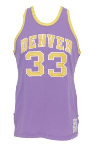 Circa 1972 Denver Rockets ABA Team-Issued Road Jersey 