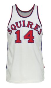 Circa 1972 Fatty Taylor ABA Virginia Squires Game-Used Home Jersey 