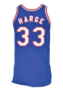 Circa 1972 Ira Harge ABA Utah Stars Game-Used Road Jersey 