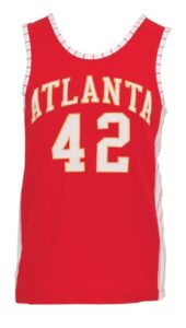 Circa 1972 Jeff Halliburton Atlanta Hawks Game-Used Road Uniform