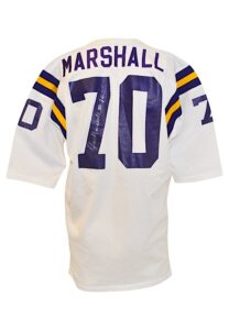 Circa 1972 Jim Marshall Minnesota Vikings Game-Used & Autographed Road Jersey