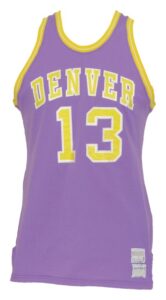 Circa 1972 Julius Keye Denver Rockets ABA Game-Used Road Jersey