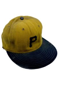 Circa 1972 Manny Sanguillen Pittsburgh Pirates Game-Used Cap