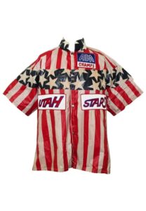 Circa 1972 Utah Stars “Tour Of Europe” ABA Player-Worn Warm-Up Jacket