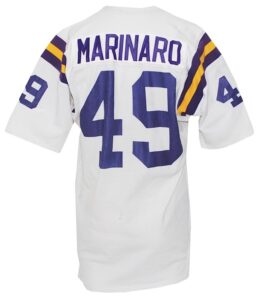 Circa 1973 Ed Marinaro Minnesota Vikings Game-Used Road Jersey