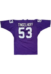 Circa 1973 Mick Tingelhoff Minnesota Vikings Game-Used Jersey