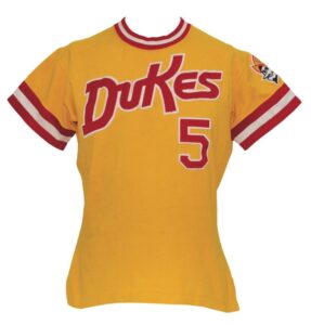 Circa 1973 Rick Rhoden Albuquerque Dukes PCL Game-Used Jersey & Worn Bull Pen Jacket from the Collection of Rick Rhoden