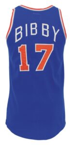 Circa 1973 Rookie Era Henry Bibby NY Knicks Game-Used Road Jersey 