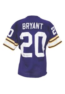 Circa 1974 Bobby Bryant Minnesota Vikings Game-Used & Autographed Home Jersey