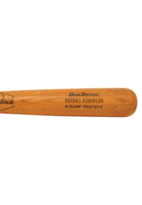 Circa 1974 Brooks Robinson Baltimore Orioles Game-Used & Multi-Signed Bat