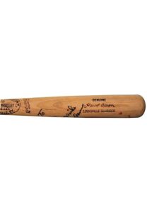 Circa 1974 Hank Aaron Atlanta Braves Game-Ready & Autographed Bat