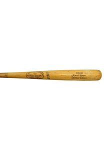 Circa 1974 Hank Aaron Atlanta Braves Game-Used & Autographed Bat