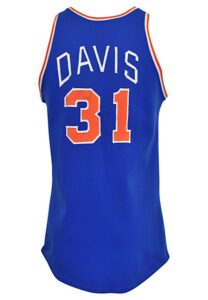 Circa 1974 Mel Davis New York Knicks Rookie Era Game-Used Road Jersey