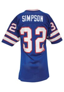 Circa 1974 O.J. Simpson Buffalo Bills Game-Used Home Jersey