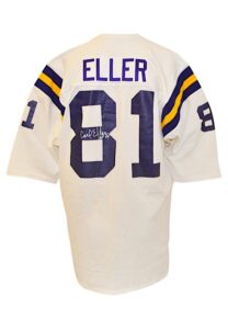 Circa 1975 Carl Eller Minnesota Vikings Game-Used & Autographed Road Jersey