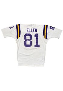 Circa 1975 Carl Eller Minnesota Vikings Game-Used & Signed Road Jersey