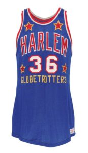 Circa 1975 Meadowlark Lemon Harlem Globetrotters Game-Used Road Jersey (Trautwig LOA)