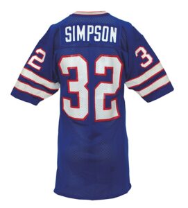 Circa 1975 O.J. Simpson Buffalo Bills Game-Used Home Jersey