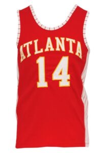 Circa 1975 Tom Henderson Atlanta Hawks Game-Used Road Jersey