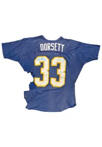 Circa 1975 Tony Dorsett Pitt Panthers Game-Used & Signed Tearaway Jersey