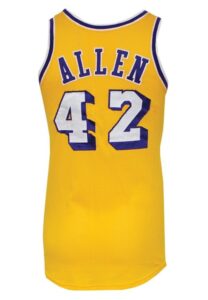 Circa 1976 Lucius Allen Los Angeles Lakers Game-Used Home Uniform