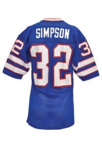 Circa 1976 O.J. Simpson Buffalo Bills Game-Used Home Jersey