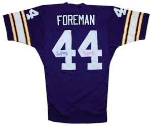 Circa 1977 Chuck Foreman Minnesota Vikings Game-Used & Autographed Home Jersey