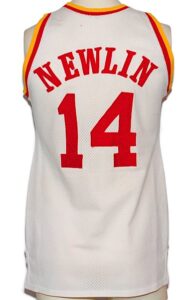 Circa 1977 Mike Newlin Houston Rockets Game-Used Home Jersey