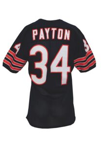 Circa 1977 Walter Payton Chicago Bears Game-Used & Autographed Home Jersey