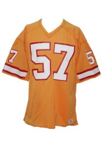 Circa 1978 Dave Lewis Rookie Era Tampa Bay Buccaneers Game-Used Home Jersey