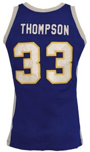 Circa 1978 David Thompson Denver Nuggets Game-Used Road Uniform