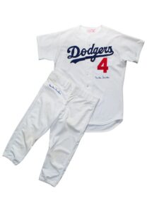 Circa 1978 Duke Snider Los Angeles Dodgers Coaches-Worn & Autographed Home Uniform