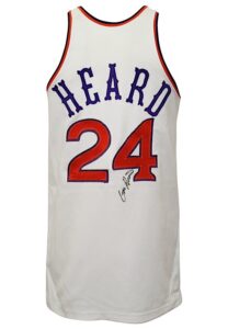 Circa 1978 Gar Heard Phoenix Suns Game-Used & Autographed Home Jersey